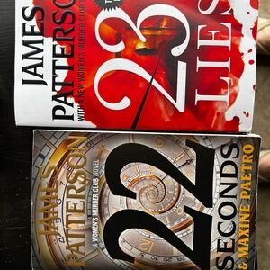 James Patterson 22 Seconds & James Patterson 23 Lies Paperback Duo -